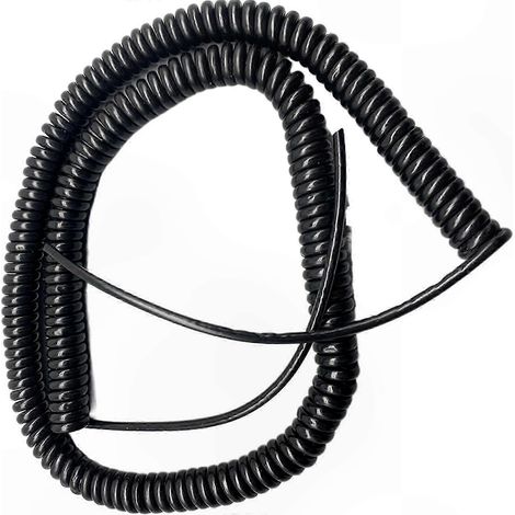 Câble spiralé extensible 8 conducteurs, 2,5 m fil déployable, 0,2 mm² souple pour multiples usages (1/5)