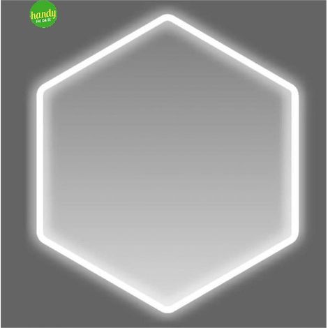 Specchio Mobo 62x70cm Cornice LED