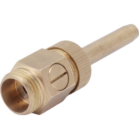 Buse de fontaine en laiton à filetage mâle, jet d'eau orientable avec valve G1 DN25 (1/5)