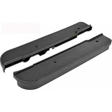 Marche Pied Pour Deux Roues - Noir En Plastique - Compatible Scooter Et Moto - Gauche Et Droite - ×2