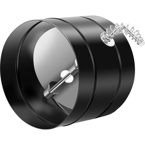 Amortisseur de tuyau de poêle de 15,2 cm, améliore l'efficacité thermique du système de chauffage, adaptateur de connexion pour poêle à bois, noir (1/5)