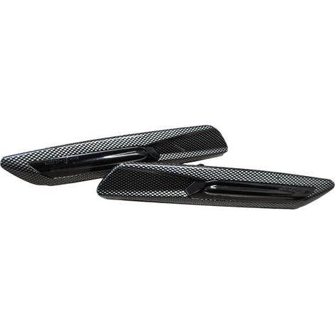 Kit Freccia Laterale a Led Side Marker Dinamica Lente Fume BMW X1 E84 X3 E83 E81 E82 E87 E88 E90 E91 E92 E93 E60 E61 (1/3)