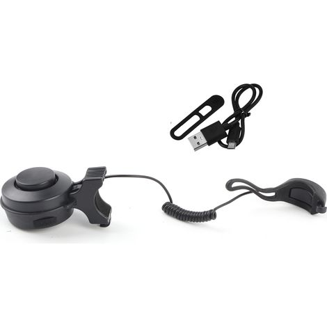 Klaxon de Vélo Électronique USB Rechargeable, Étanche et Puissant pour Cyclisme (1/5)
