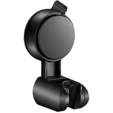 Support de douchette à ventouse fixation murale nouveau format horizontal unique grand support de douche noir szrh21 (1/3)