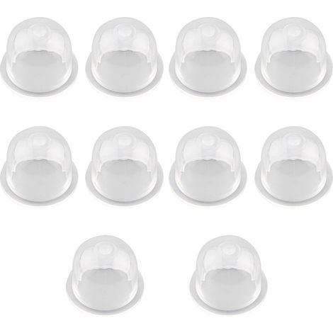 10 Pcs Pompe d'Amorçage Pompe Ampoule Carburateur Remplacer Huile Carburateur Tondeuse à La Tronçonneuse Pompe à Essence Carburateur Pompe Universelle en Plastique Poire Piston Accessoires (1/5)