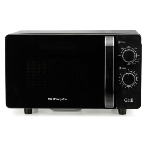 Microondas Orbegozo MIG 2071 CE/ 700W/ Capacidad 20L/ Función Grill/ Negro
