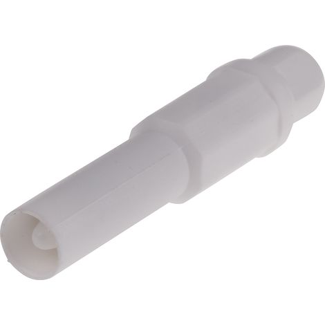 Fiche banane 4 mm RS PRO Blanc Mâle 10A 1000V
