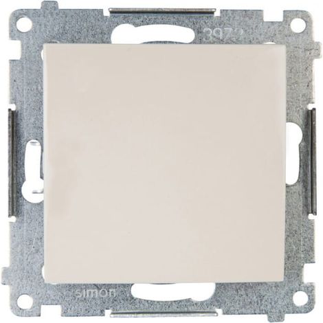 Interrupteur unipolaire Simon 54 crème DW1A.01/41