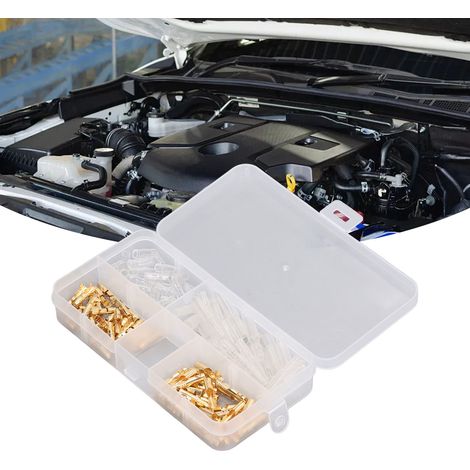 Boîte de 120 connecteurs à balle nus en or de 3,5 mm avec manchon de protection (1/5)