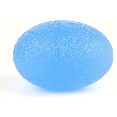 Balle de massage en silicone pour renforcement musculaire des doigts et poignets, anti-stress (Bleu 30) (1/5)