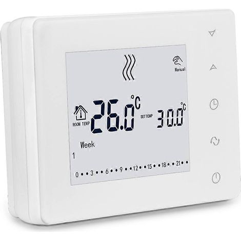 Contrôleur de thermostat intelligent sans fil pour système de chauffage de zone, compatible avec Alexa et Google. Compatible avec les chaudières à gaz et les planchers chauffants. (1/5)