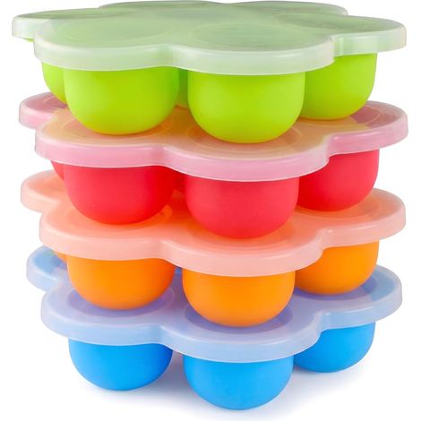 à glaçons avec couvercles lot de 4 bacs pour bébé couvercle en (1/5)