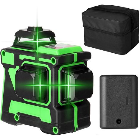 Multifunktionales 3D-Laser-Nivelliergerät mit 12 Linien (vertikal/horizontal) und Selbstnivellierungsfunktion