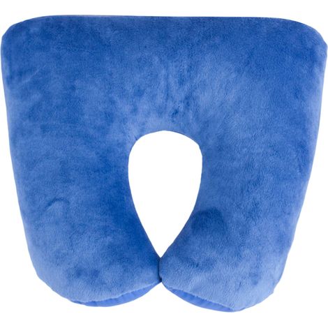 Traversin adulte 2en1 bleu foncé (1/2)