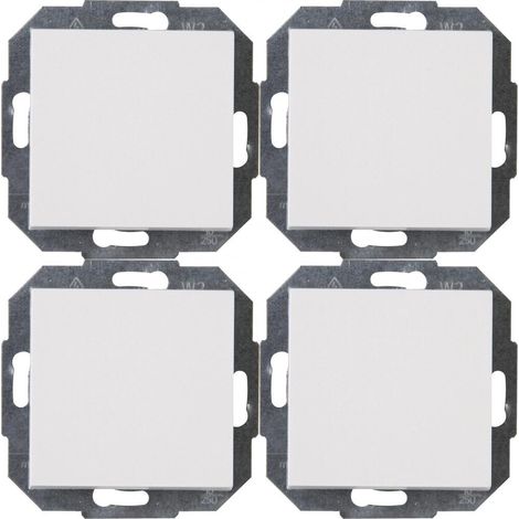 Kopp - ATHENIS – Profi-Pack: 4 Universalschalter (Aus-/Wechsel), Farbe: reinweiß - 589629056 (1/4)