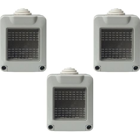 gloca Custodie Esterne Contenitori Idrobox Compatibili Serie Plana (2P IP55, 3 UNITÀ) (1/4)