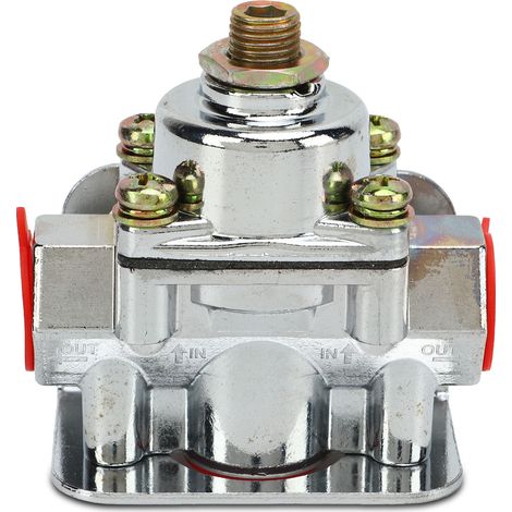 Régulateur de pression d'essence pour carburateur Holley, 4,5 à 9 psi, orifice NPT 3/8 po, alliage de zinc, référence 12-803 (1/5)