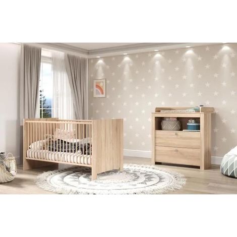 Trend-Team Modernes Babyzimmer aus Natur-Eiche