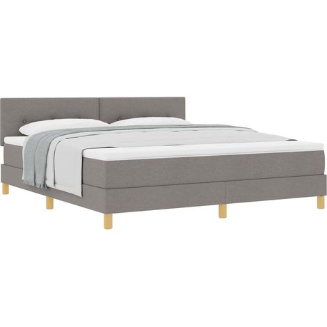 Maison Exclusive - Letto a molle con cuscino Talpa 180 x 200 cm Tessuto