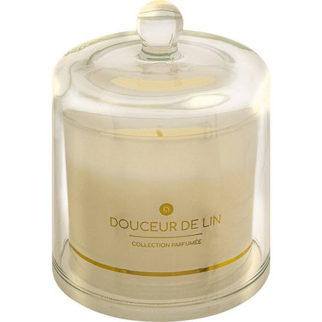 Vela perfumada Ilae 240 g campana de cristal lino - Atmosphera créateur d'intérieur