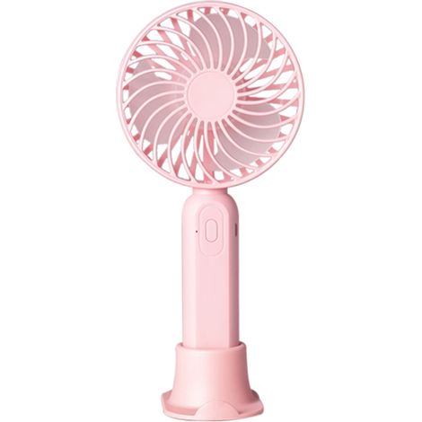 Mini ventilateur portable USB rechargeable avec support pour téléphone portable, idéal pour les voyages, la maison et le bureau. (1/5)