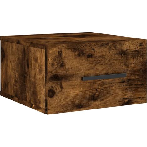 Maison Exclusive - Wand-Nachttisch Räuchereiche 35x35x20 cm