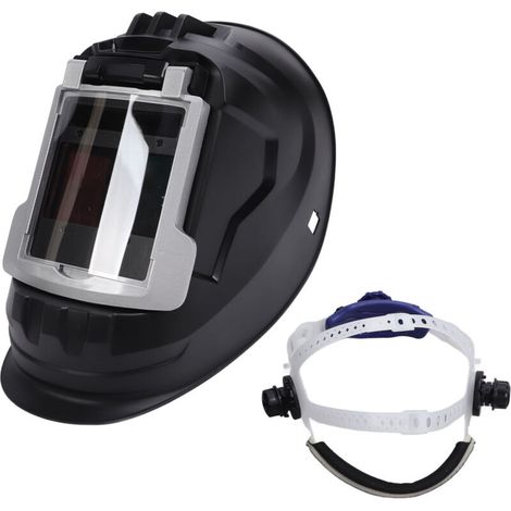 Welding helmet 100x59.5mm large true-colour display screen, electric flip-up type face shield (1/5)