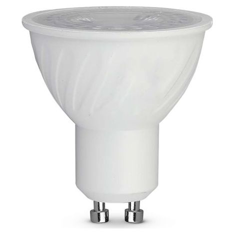 V-TAC Lampadina led GU10 6W Faretto 10° Copertura Trasparente LUCE 4000K - 21200271