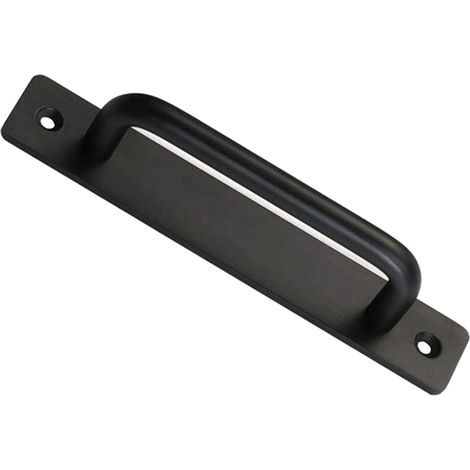 AIDUCHO Schwerlast-Schiebetürgriff aus Aluminiumlegierung, Sicherheitsgriffe für den Innen- und Außenbereich, schlichter und moderner Schiebetürgriff (Schwarz, Größe: 210 mm, 2 Stück) (1/5)