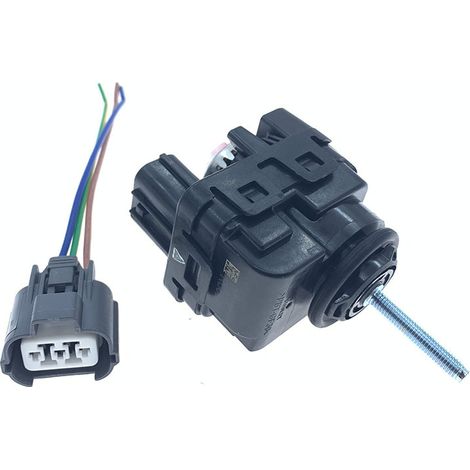 La pièce 33130-T1G-E01 convient aux Honda Accord, CR-V et Breeze. Il s'agit d'une prise pour moteur de réglage de la hauteur des phares (régulateur + prise).