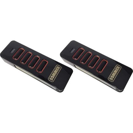 Lot de 2 Compatible Sommer 4018V000 Émetteur Sans Fil 4 Canaux Référence Pearl 4015862001900 (1/5)
