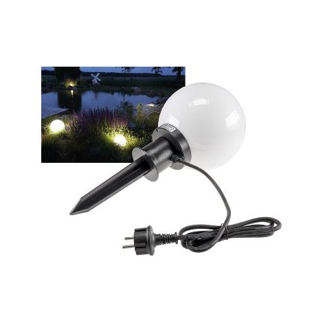 Garten Kugelleuchte 20cm IP44 mit Erdspieß (1/5)