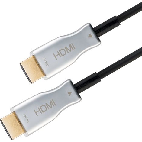 Optisches Hybrid High-Speed-HDMI™-Kabel mit Ethernet (AOC), 4K/60Hz. Kabellänge 10 m