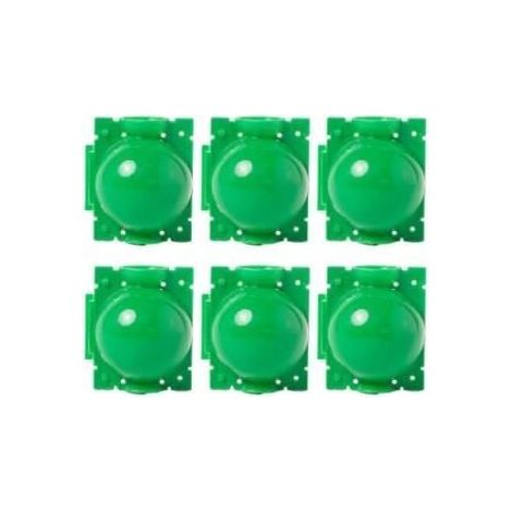 Pflanzkulturbehälter - Noname - 6 Stück - Grün - 5 cm - Polypropylen (1/4)