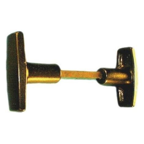 Bouton double en fonte peinte forme rectangulaire carré de 6 mm - TORBEL INDUSTRIE