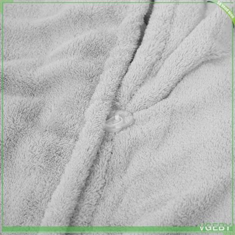 Fafeicy enveloppement de bain Serviette de bain en molleton de corail pour parfum soin Jupe de bain et bonnet de douche gris clair (1/5)