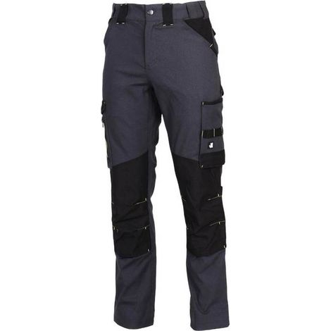Pantalon de Travail Limee - Taille 54 - Gris/Noir - Résistant et Confortable - D-Work (1/5)