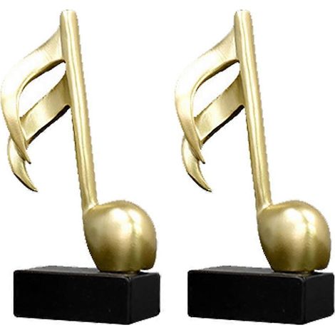 Figurines de notes de musique pour salon, meuble TV, bureau, décoration simple et élégante, cadeau décoratif A (1/5)