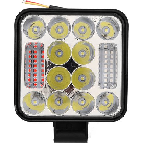Projecteur LED 3800 lumens éclairage de travail blanc rouge bleu pour véhicules 12V à 80V (1/5)