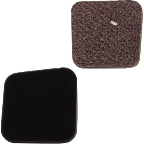 Filtre À Air - Préfiltre En Mousse Polyuréthane Haute Densité Et Papier Filtrant Multicouche - Pour Taille-Haies À Essence - Lot De 2