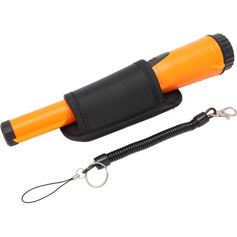 Détecteur de métaux portatif, balayage à 360 degrés, localisateur étanche haute sensibilité Orange (1/5)