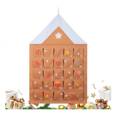 Sac de rangement de 24 jours avec compte à rebours de Noël (1/5)