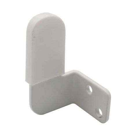 Support de Poignée d'Espagnolette, Aluminium, Blanc, 1 vantail, pour Volet Battant