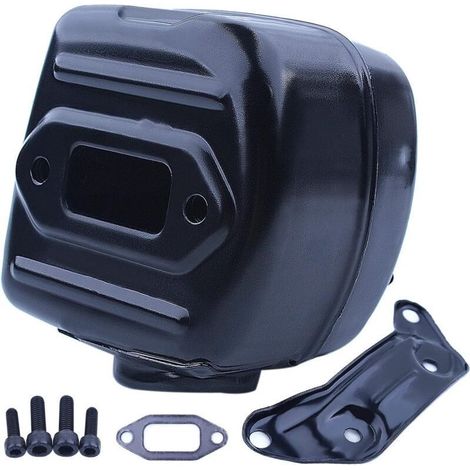 Kit de silencieux d\'échappement pour Husqvarna 372XP 371 365 362 372 support de joint de tronçonneuse, silencieux, support, joint, vis (1/5)