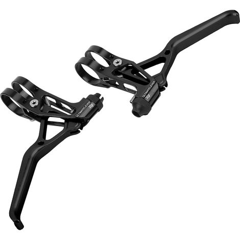 Levier de Frein Vélo VTT en Alliage d'Aluminium Réglable - Noir Complet (1/5)