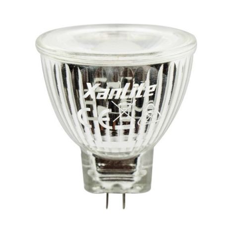 Xanlite – Ampoule LED spot culot G4 4W (20W eq.) – 200 lumens – 3000K blanc chaud – Durée de vie 15000h – ALMR11200
