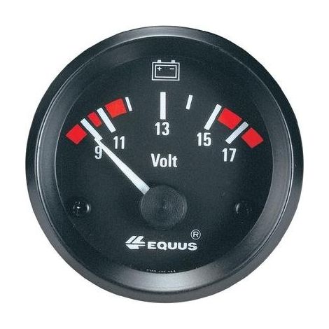 Equus 842060 voltímetro compacto y moderno para coche