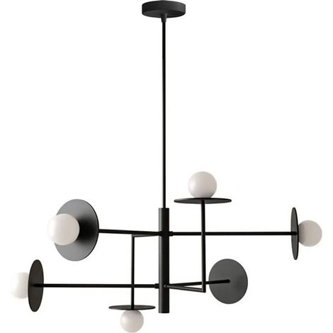 LÁMPARA TOOLIGHT APP1668-6CP BLACK