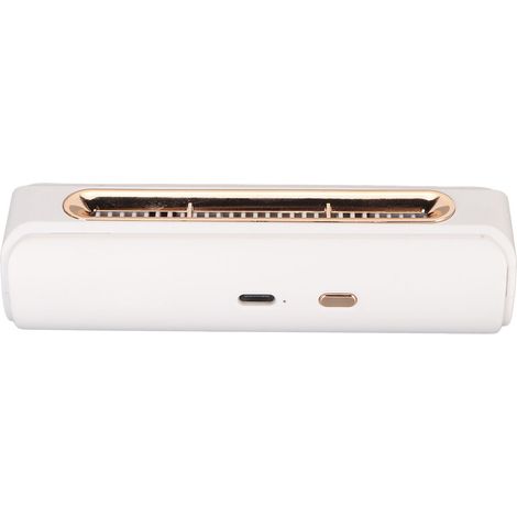 Désodorisant pour réfrigérateur double mode, réutilisable et rechargeable par USB, élimine les odeurs et parfume l'air de votre réfrigérateur et congélateur (blanc). (1/5)