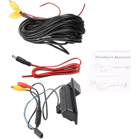 Cámara de visión trasera para manija de maletero de automóvil BMW E60 E61 E70 E71 E72 E82 E88 E84 E90 E91 E92 E93 X1 X5 10-15 (1/5)